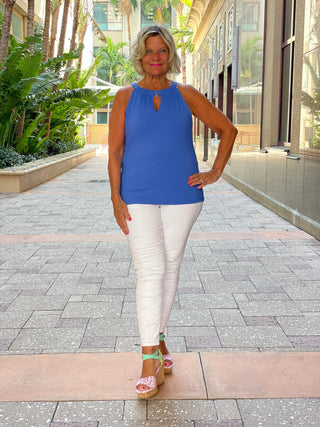 BLU  KEYHOLE TOP FINAL SALE LULU-B