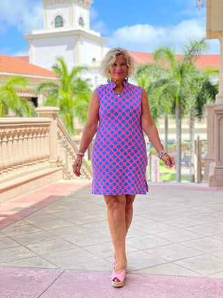 PINK SPADE COLLAR DRESS - Cathys Place