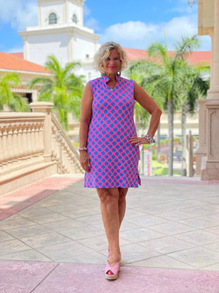 PINK SPADE COLLAR DRESS - Cathys Place