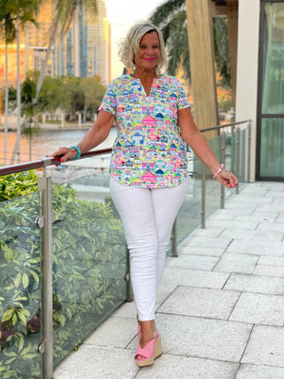 TIKI ESCAPE SHORT SLEEVE LULU-B