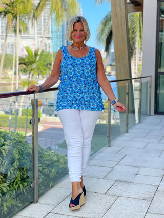 BAHAMA BLUE TURTLE CHA CHA TANK LULU-B