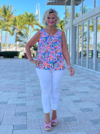 SAIL AWAY TANK - Cathys Place