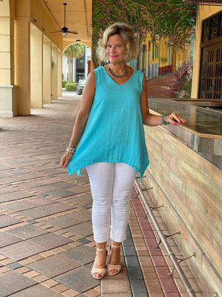 LULU-B WHITE PEARL JEANS - Cathys Place