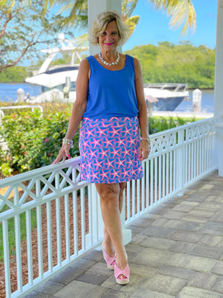PINK STARFISH BEACH SKORT - Cathys Place