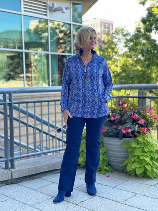 SAVANNA BLUE KANGAROO TOP - Cathys Place