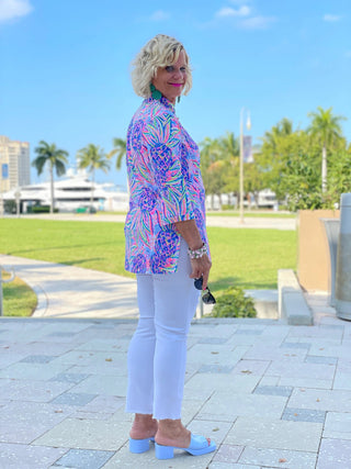 PINK PINEAPPLE TUNIC - Cathys Place