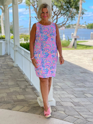 CAROLINA PAISLEY SHIFT DRESS LULU-B