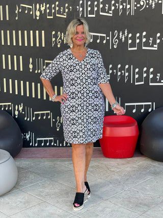 NAPLES DAY ELBOW DRESS LULU-B