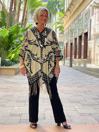 FOLLOW YOUR HEART BURNOUT 7 WAY SCARF KOKOMO