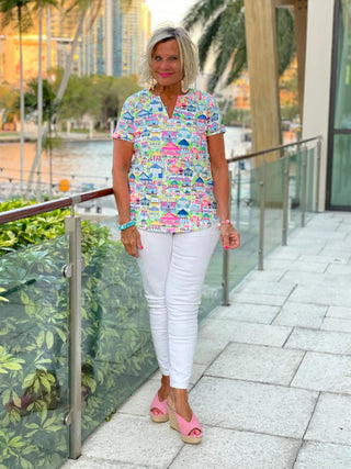 TIKI ESCAPE SHORT SLEEVE LULU-B