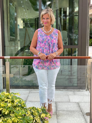 PINK SEAHORSE TANK - Cathys Place