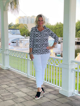 NAPLES DAY RUFFLE TOP LULU-B