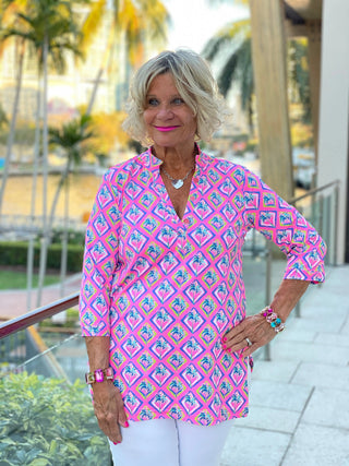 PALM TREE SIESTA TUNIC LULU-B