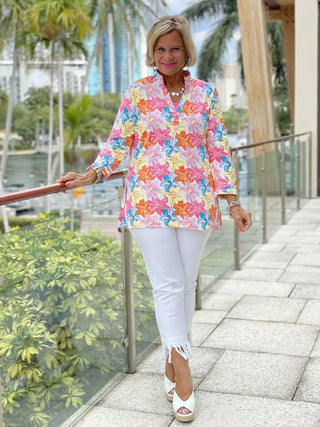 PALM BEACH GARDEN TUNIC - Cathys Place