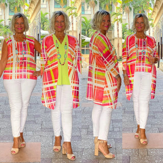 Ethyl Classic Long Length Cardi - POLAR ETHYL JEANS