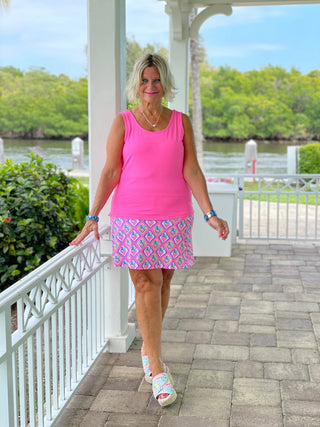 PALM TREE SIESTA SKORT LULU-B