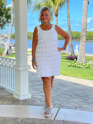 WHITE CHA CHA SKORT LULU-B