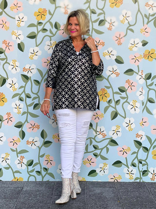 LULU-B SILVER LEME TUNIC LULU-B