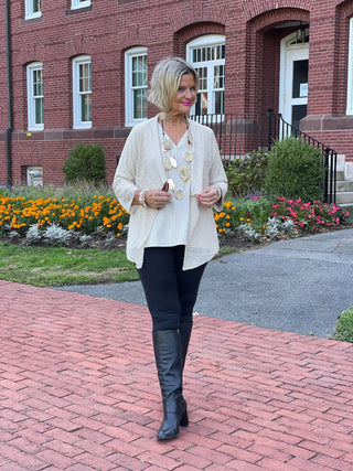 STONE  RUFFLE WRAP LULU-B