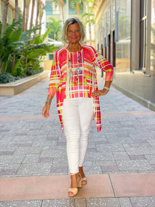 Ethyl Classic Long Length Cardi - POLAR ETHYL JEANS