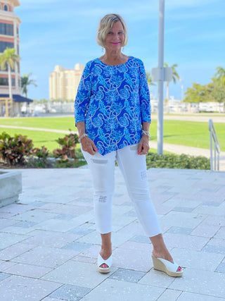 AQUA LANE ASYMMETRIC TOP - Cathys Place