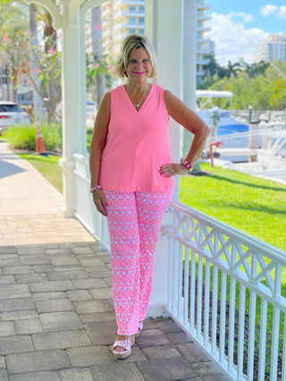 CANDY PINK PALAZZO LULU-B