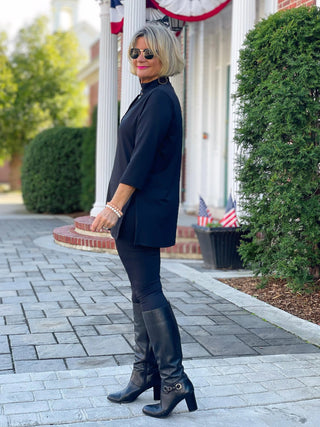 LULU-B  BLACK TUNIC LULU-B