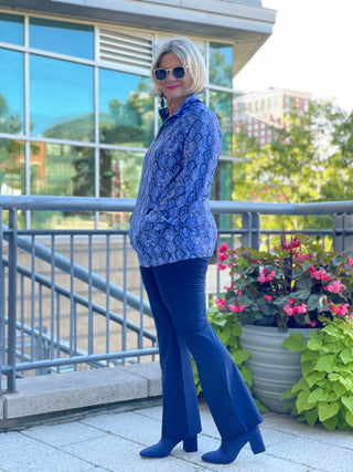 SAVANNA BLUE KANGAROO TOP - Cathys Place