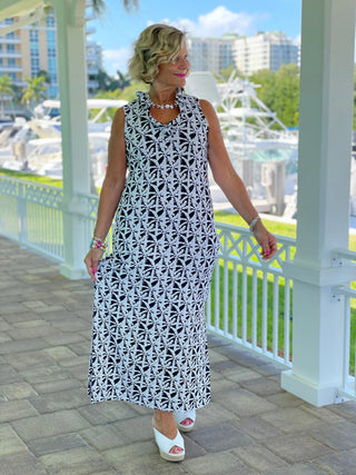BLACK AND BEIGE MAXI - Cathys Place