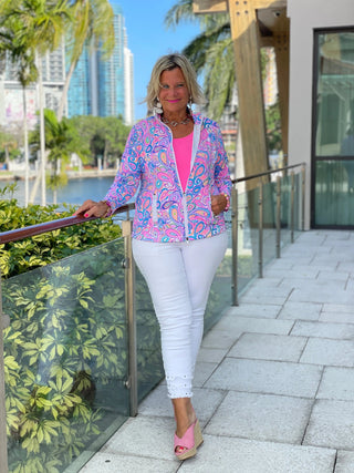 CAROLINA PAISLEY FULL ZIPPER LULU-B