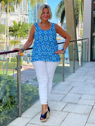 BAHAMA BLUE TURTLE CHA CHA TANK LULU-B