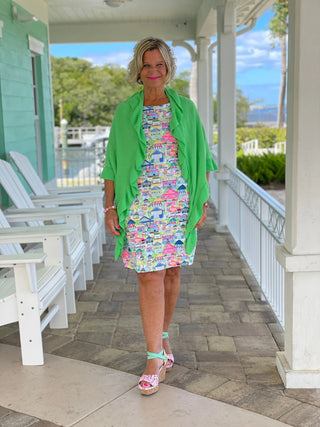 TIKI ESCAPE SHIFT DRESS LULU-B