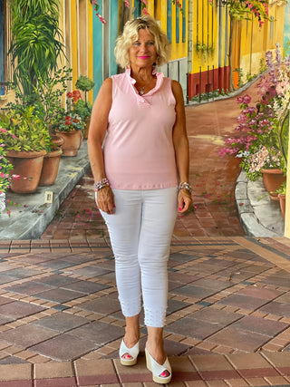 FROSTED PINK RUFFLE LULU-B