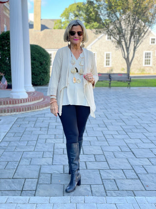 STONE  RUFFLE WRAP LULU-B
