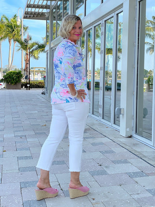 POST CARDS OFLOVE 3/25 RUFFLE TOP - Cathys Place