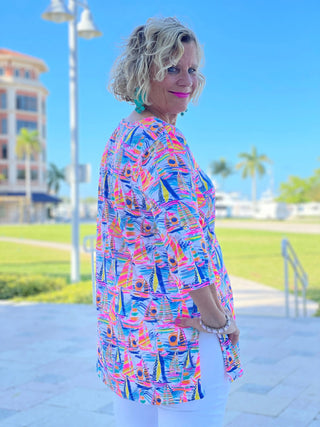 SAIL AWAY TUNIC - Cathys Place