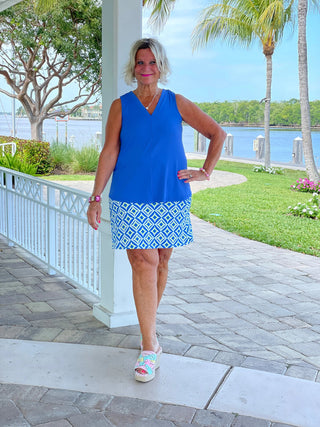 AQUA DIAMONDS SKORT LULU-B