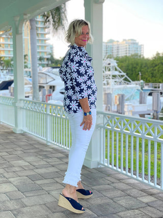 DAISY RUFFLE TOP LULU-B