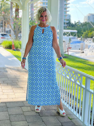 AQUA DIAMONDS KEYHOLE MAXI LULU-B