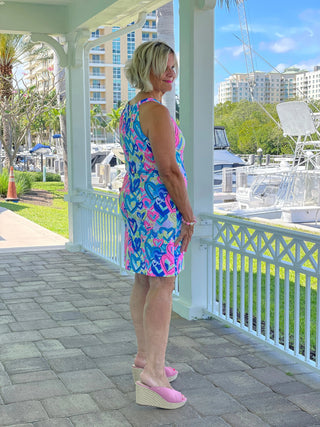 SECRET LOVE HEARTS KEYHOLE DRESS LULU-B