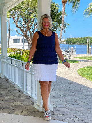 WHITE CHA CHA SKORT LULU-B