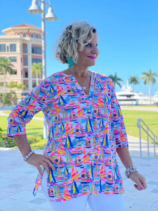 SAIL AWAY TUNIC - Cathys Place