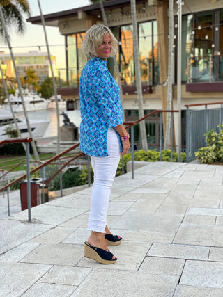 BAHAMA BLUE TUNIC LULU-B