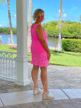 PINK DIAMOND CHA CHA SKORT LULU-B