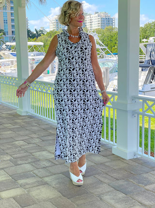 BLACK AND BEIGE MAXI - Cathys Place