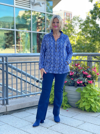 SAVANNA BLUE KANGAROO TOP - Cathys Place