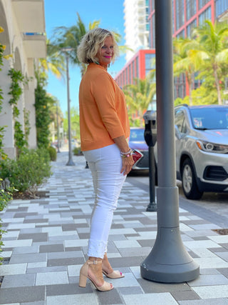 PEYTON ORANGE SHRUG LULU-B