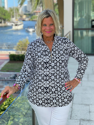 NAPLES DAY HALF ZIPPER LULU-B