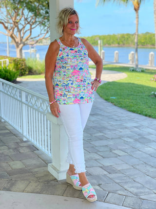 TIKI HALTER TOP LULU-B