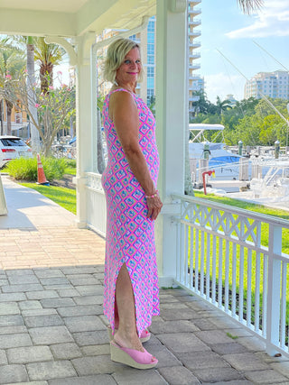 PALM TREE SIESTA KEYHOLE MAXI LULU-B